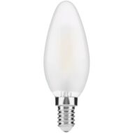 IZZÓ AVIDE LED FROSTED FILAMENT CANDLE 4W E14 360° NW 4000K