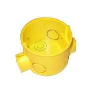VILL - Kötődoboz 65mm sorolható csavarral (sárga)
