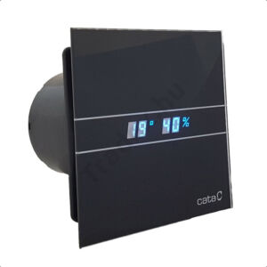 Ventilátor - Cata E-Glass Szellőző ventilátor E-100 GTH BK (Hydro-fekete)